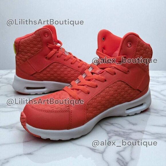 Zumba Air Boss High Top Red Sneakers(F001)-Size 9 Unisex - Picture 1 of 11